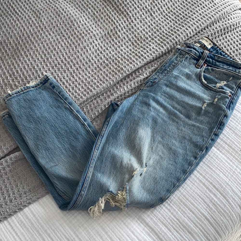 Abercrombie & Fitch The Skinny High Rise Curve Love Jeans - Size 28/6 Short